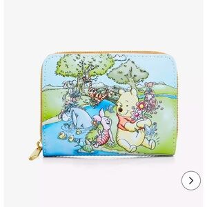 Loungefly Disney Winnie The Pooh Spring Scene Mini Zipper Wallet